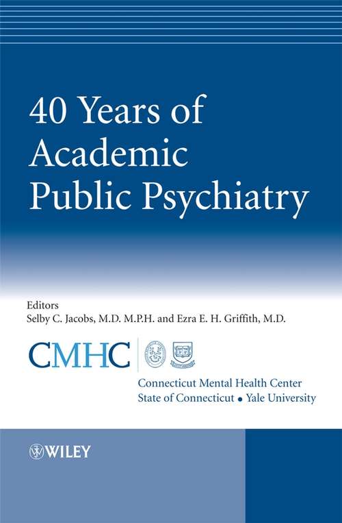 Book cover of 40 Years of Academic Public Psychiatry