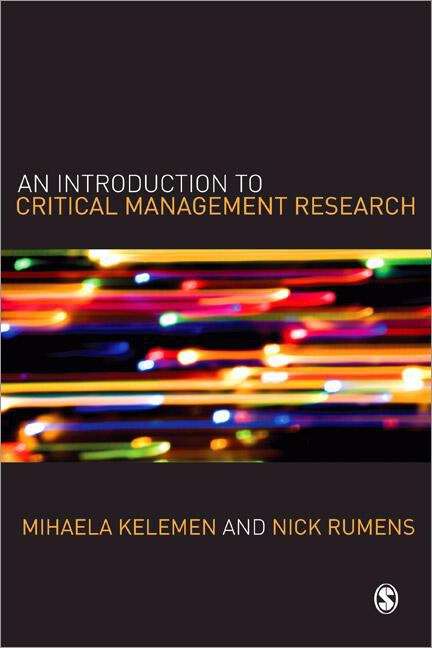 Book cover of An Introduction to Critical Management Research (PDF)