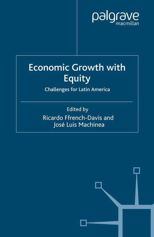 Book cover of Economic Growth with Equity: Challenges for Latin America (2007)
