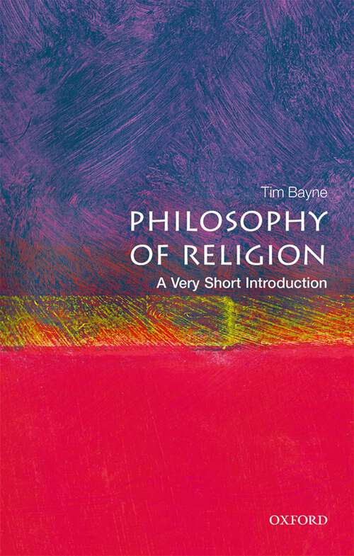 Book cover of Philosophy of Religion: A Very Short Introduction (Very Short Introductions)