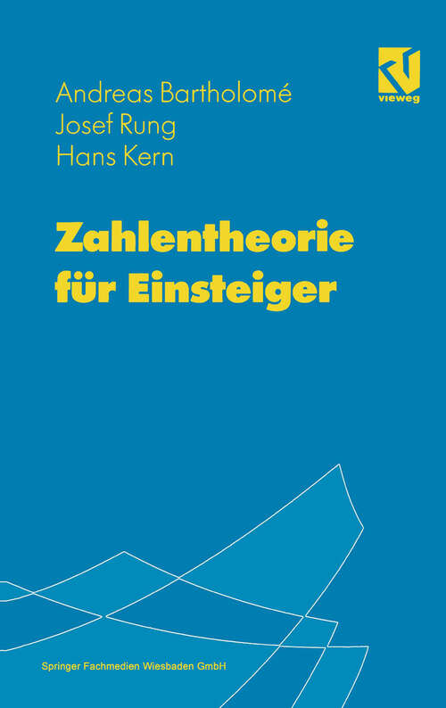 Book cover of Zahlentheorie für Einsteiger (2., überarb. Aufl. 1996)