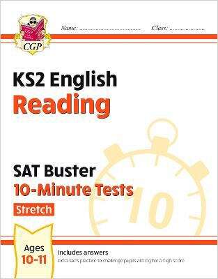 Book cover of New KS2 English SAT Buster 10-Minute Tests: Reading - Stretch (for the 2020 tests) (PDF)