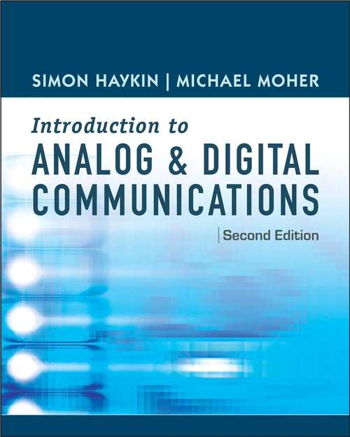 Book cover of An Introduction to Analog and Digital Communications