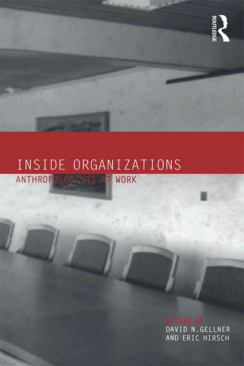 Book cover of Inside Organizations: Anthropologists at Work