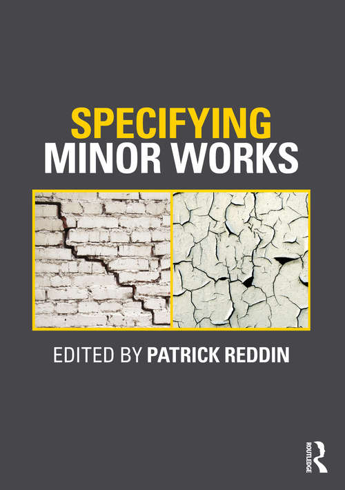 Book cover of Specifying Minor Works