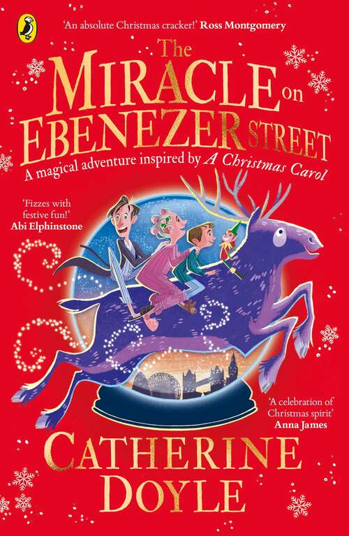 Book cover of The Miracle on Ebenezer Street: The perfect family adventure for Christmas