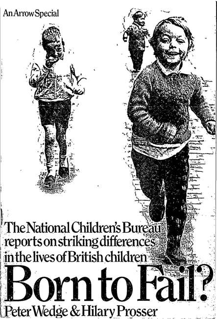 Book cover of Born to Fail?: The National Children's Bureau reports on striking differences in the lives of British (PDF)