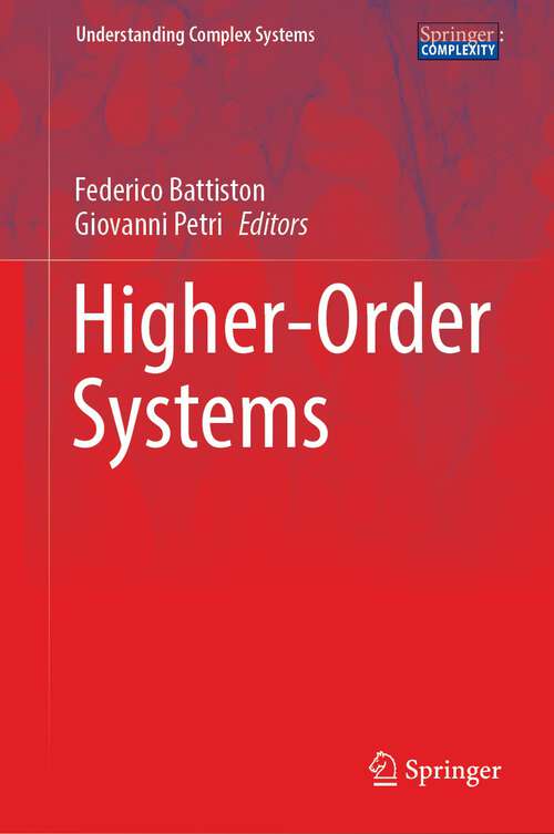 Book cover of Higher-Order Systems (1st ed. 2022) (Understanding Complex Systems)
