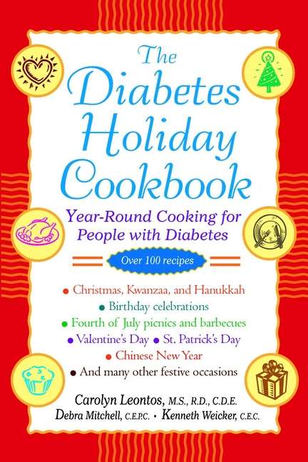 Book cover of The Diabetes Holiday Cookbook: Year-Round Cooking for People with Diabetes
