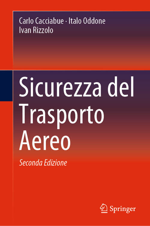 Book cover of Sicurezza del Trasporto Aereo (2a ed. 2019)