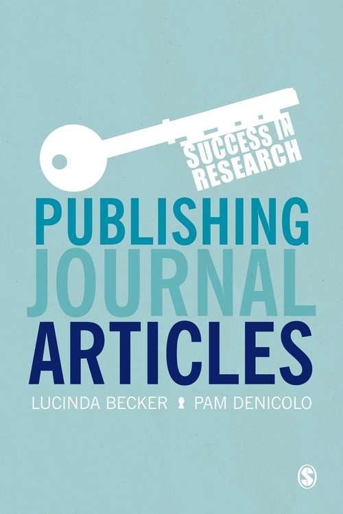 Book cover of Publishing Journal Articles (PDF)