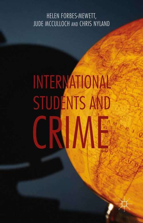 Book cover of International Students and Crime (2015)