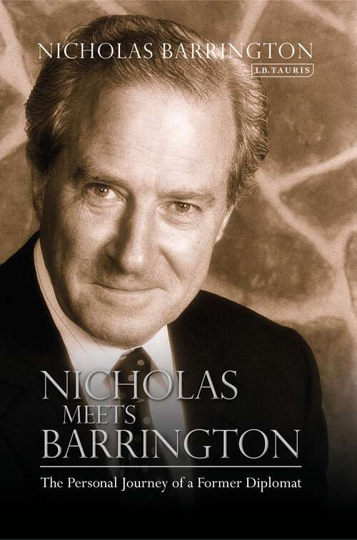 Book cover of Nicholas Meets Barrington: The Personal Journey of a Former Diplomat