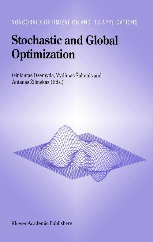 Book cover of Stochastic and Global Optimization (2002) (Nonconvex Optimization and Its Applications #59)