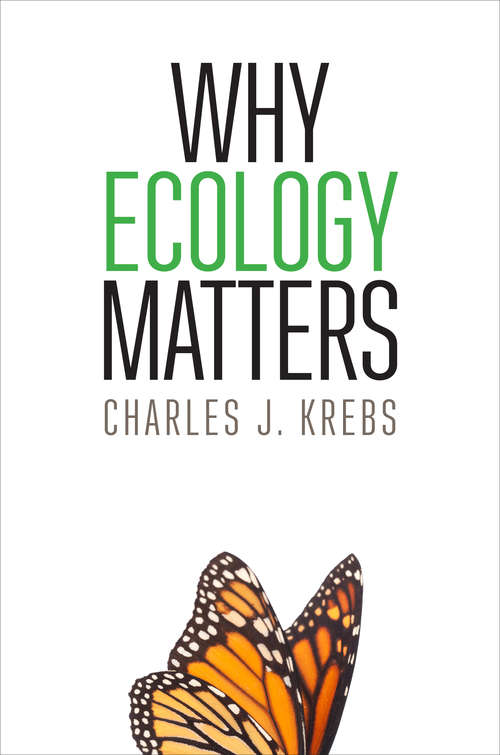 Book cover of Why Ecology Matters