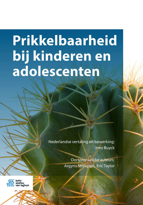 Book cover of Prikkelbaarheid bij kinderen en adolescenten