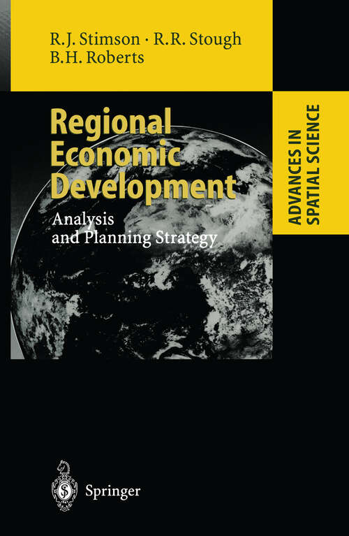 Book cover of Regional Economic Development: Analysis and Planning Strategy (2002) (Advances in Spatial Science)