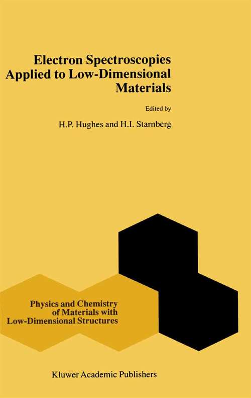 Book cover of Electron Spectroscopies Applied to Low-Dimensional Structures (2000) (Physics and Chemistry of Materials with Low-Dimensional Structures #24)