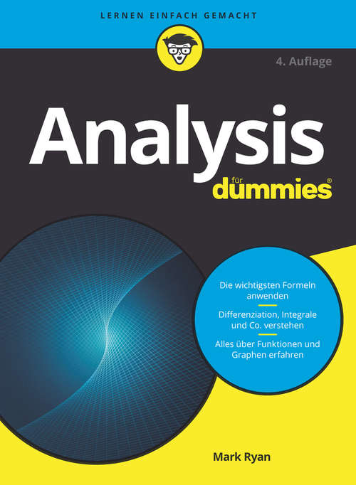 Book cover of Analysis für Dummies (4. Auflage) (Für Dummies)