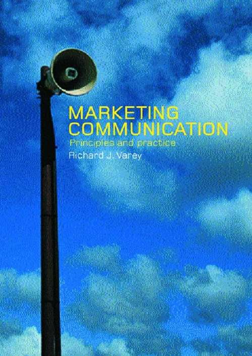 Book cover of Marketing Communication: A Critical Introduction