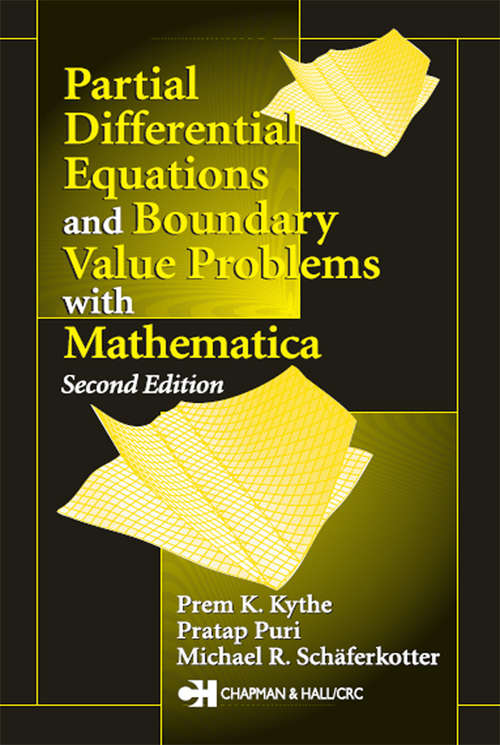 Book cover of Partial Differential Equations and Mathematica