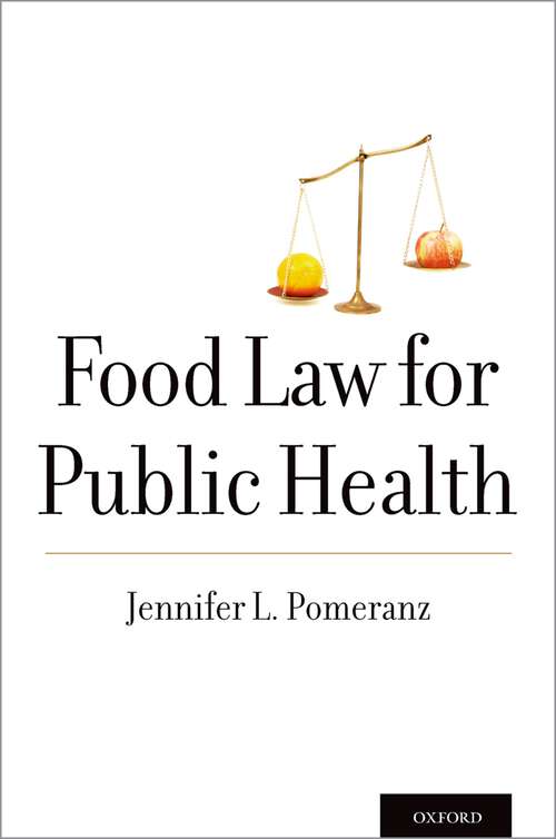 Book cover of Food Law for Public Health (Food and Public Health)