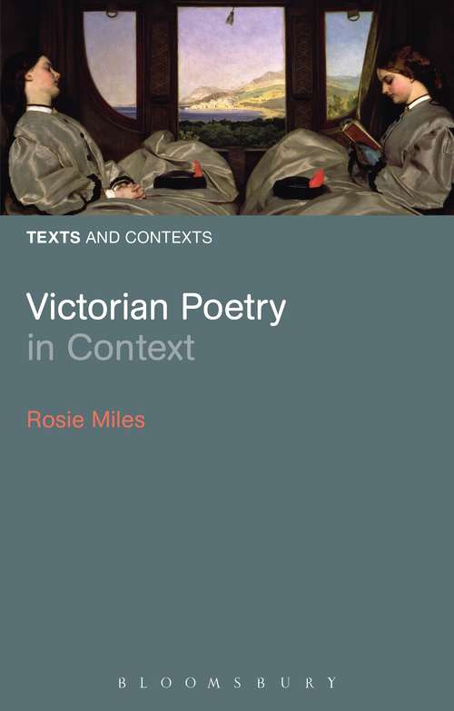Book cover of Victorian Poetry in Context (Texts and Contexts)