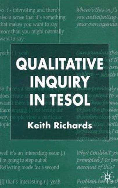Book cover of Qualitative Inquiry In TESOL (PDF)
