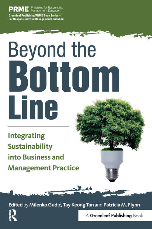 Book cover of Beyond the Bottom Line: Integrating Sustainability into Business and Management Practice
