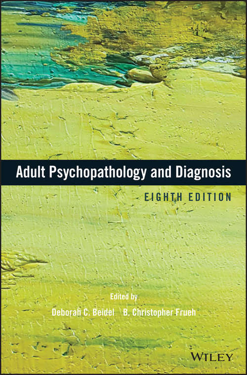 Book cover of Adult Psychopathology and Diagnosis (8)