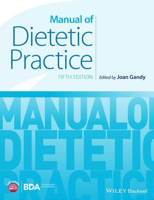 Book cover of Manual of Dietetic Practice (5)