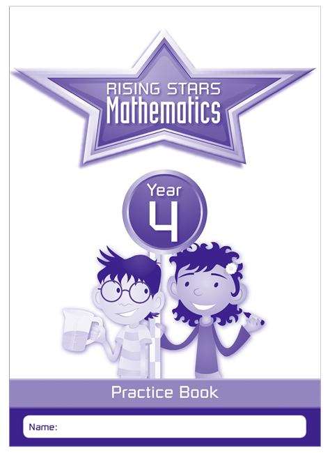 Book cover of Rising Stars Mathematics Year 4 Practice Book (PDF)