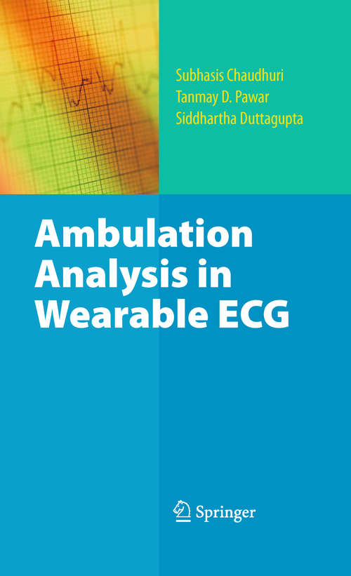 Book cover of Ambulation Analysis in Wearable ECG (2009)