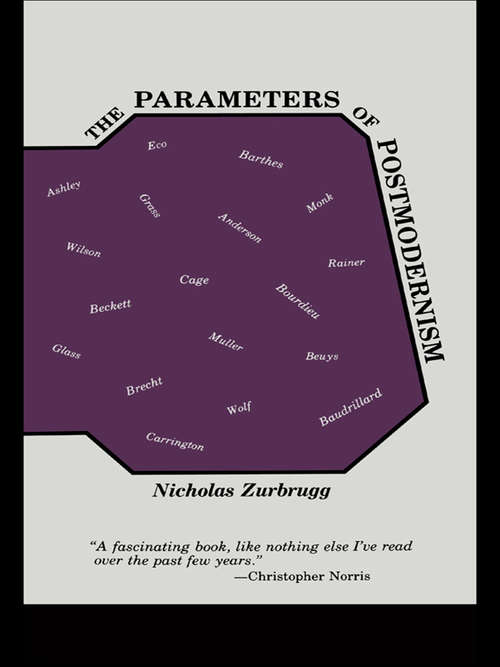 Book cover of The Parameters of Postmodernism