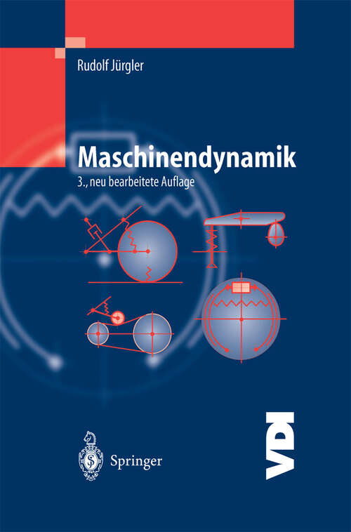 Book cover of Maschinendynamik (3. Aufl. 2004) (VDI-Buch)