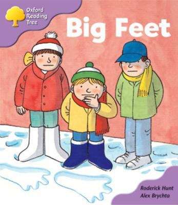 Book cover of Oxford Reading Tree, Stage 1+, First Sentences: Big Feet (2003 edition)