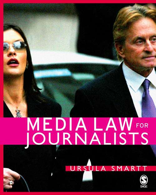 Book cover of Media Law for Journalists