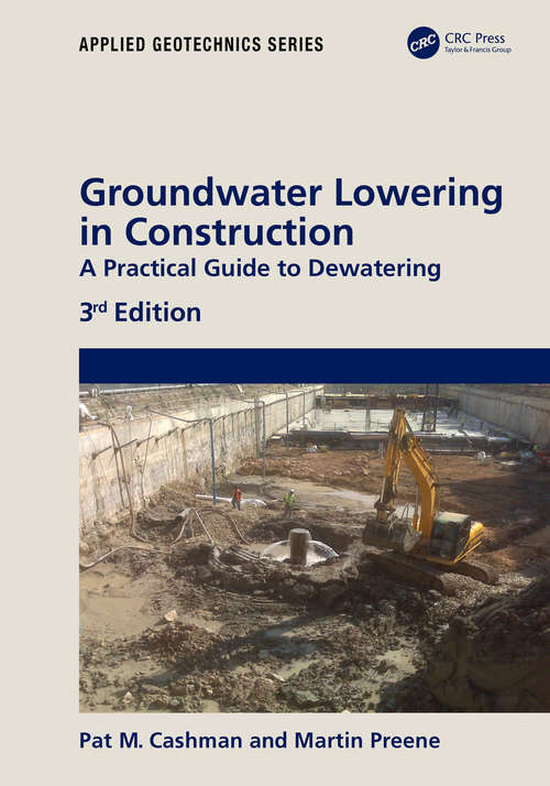 Book cover of Groundwater Lowering in Construction: A Practical Guide to Dewatering (3)