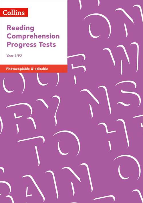 Book cover of Reading Comprehension Progress Tests Year 1/P2 (PDF)