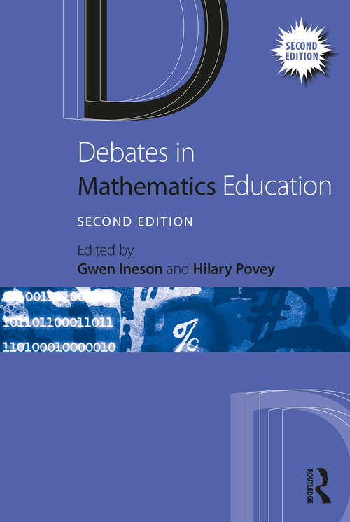 Book cover of Debates in Mathematics Education (2) (Debates in Subject Teaching)