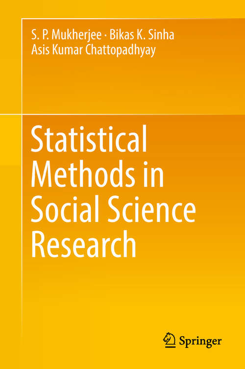 Book cover of Statistical Methods in Social Science Research (1st ed. 2018)