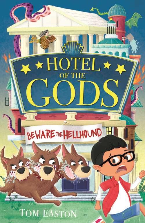Book cover of Beware the Hellhound (Hotel of the Gods #1)