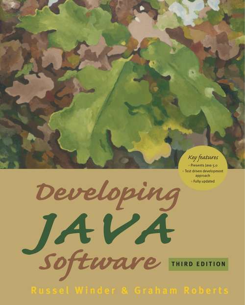Book cover of Developing Java Software