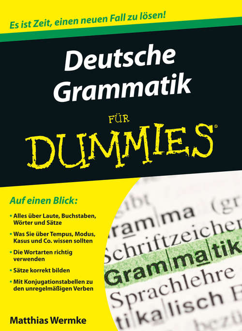 Book cover of Deutsche Grammatik für Dummies (Für Dummies)