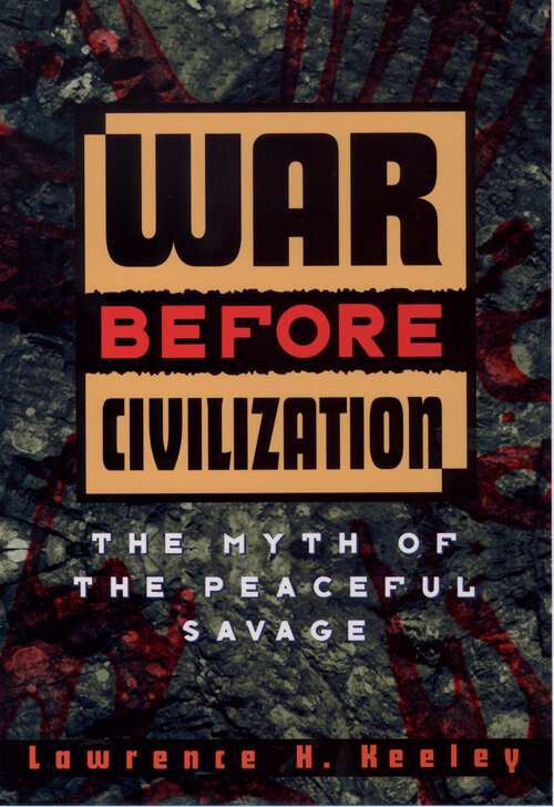 Book cover of War before Civilization