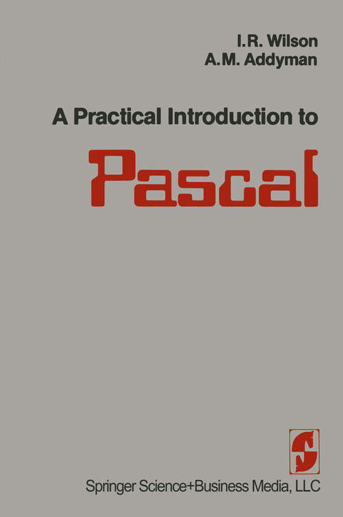 Book cover of A Practical Introduction to Pascal (1978)