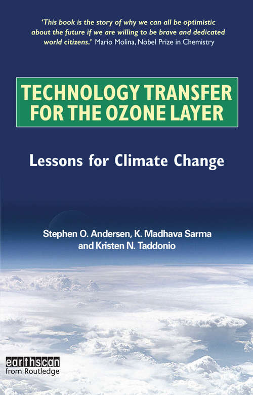 Book cover of Technology Transfer for the Ozone Layer: Lessons for Climate Change
