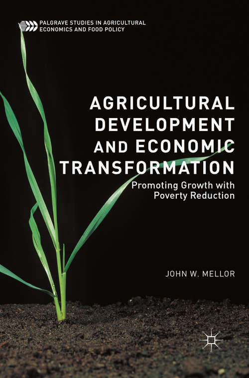 Book cover of Agricultural Development and Economic Transformation