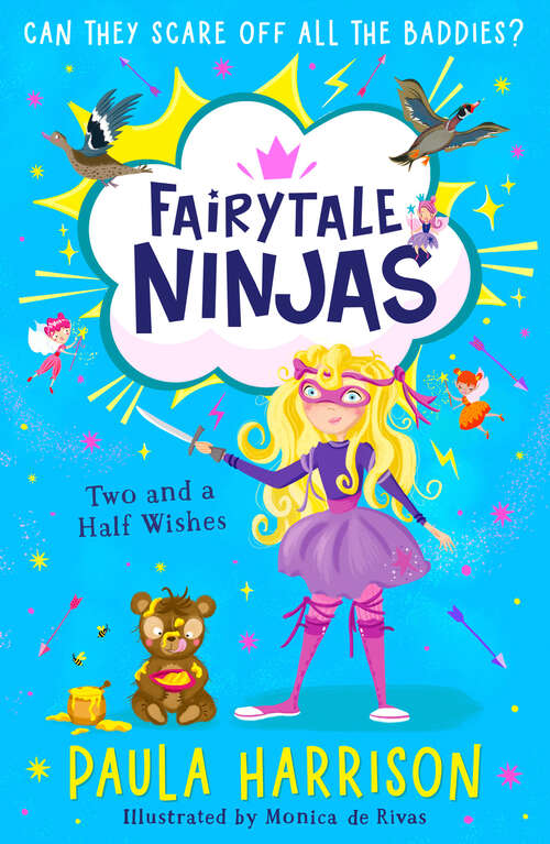 Book cover of Two and a Half Wishes (Fairytale Ninjas #3)