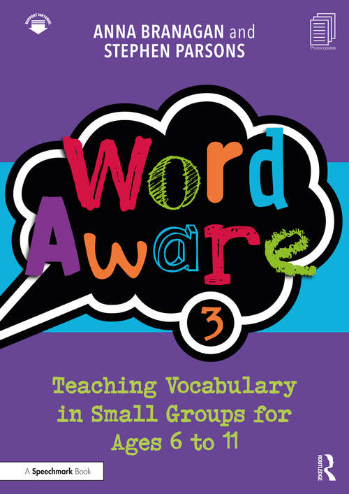 Book cover of Word Aware 3: Teaching Vocabulary in Small Groups for Ages 6 to 11